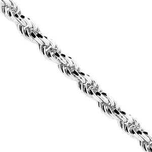 Silver Rope Bracelet