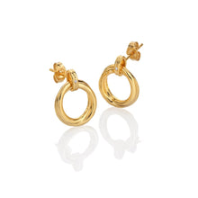 Load image into Gallery viewer, Hot Diamond Gold Edit Aura Stud Earring
