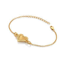 Load image into Gallery viewer, Hot Diamonds Gold Edit Essence Heart Bracelet
