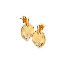 Load image into Gallery viewer, Hot Diamonds Gold Edit Illuminate Drop Earrings
