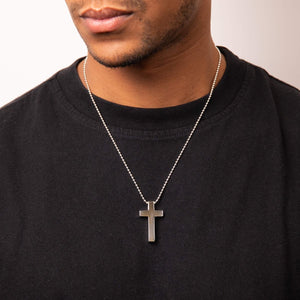 Fred Bennett Plain Silver Cross Pendant