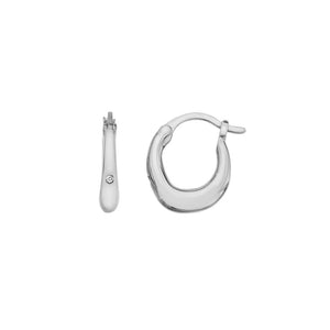 Hot Diamonds Soul Hoop Earrings