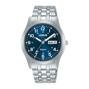 Lorus Gents Blue Dial Stainless Steel Bracelet