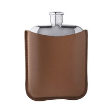 Load image into Gallery viewer, Stainless Steel Hip Flask with Leather Holder
