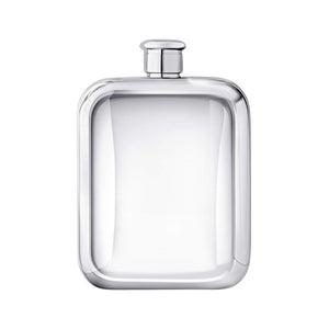 Stainless Steel Hip Flask with Leather Holder