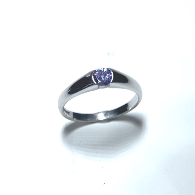 Silver and clearance tanzanite ring