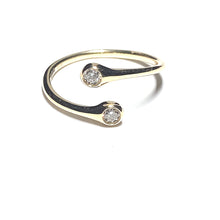 Load image into Gallery viewer, 9ct Yellow Gold Diamond Wrap Ring
