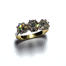 Load image into Gallery viewer, Secondhand 18ct Gold Diamond Trilogy Ring 1.78ct
