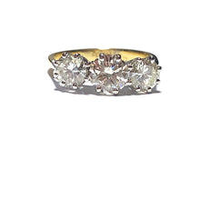 Load image into Gallery viewer, Secondhand 18ct Gold Diamond Trilogy Ring 1.78ct
