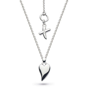 Kit Heath Desire Kiss Mini Heart 18" Necklace