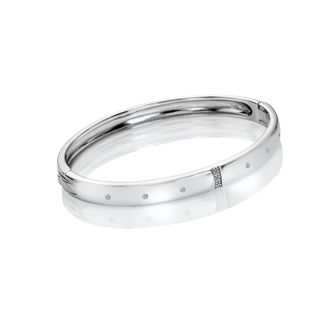 Hot Diamonds Much Loved Silver Bangle