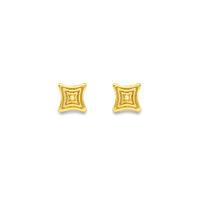 9ct Gold Triangle Stud Earrings