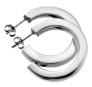 Silver Hoop Earrings