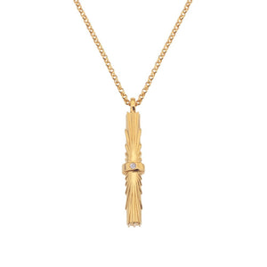 Hot Diamonds x Jac Jossa Hope Vertical Bar Pendant